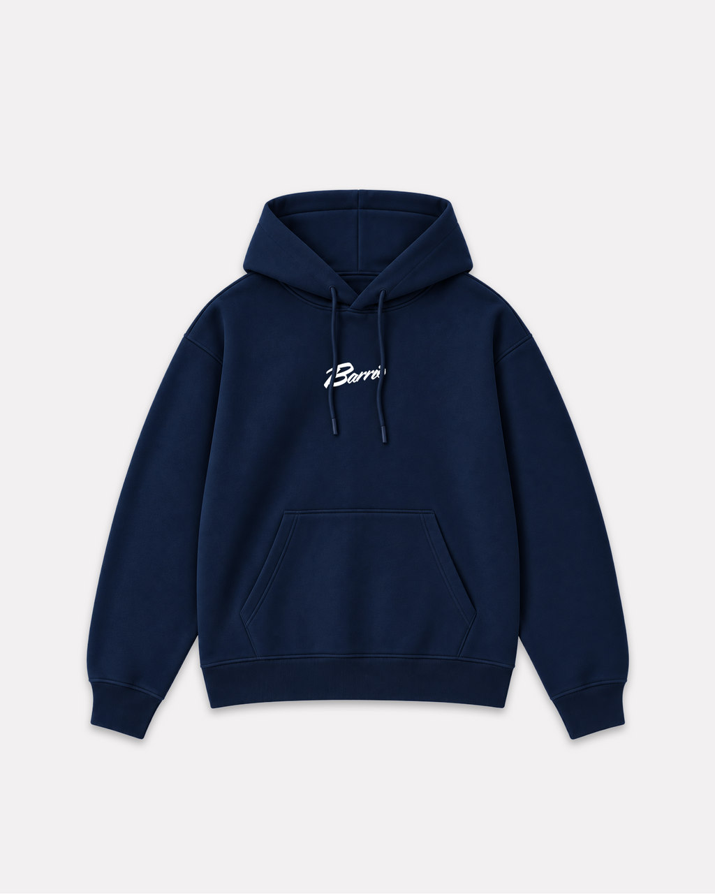 Barrio merch - classic logo hoodie blu notte