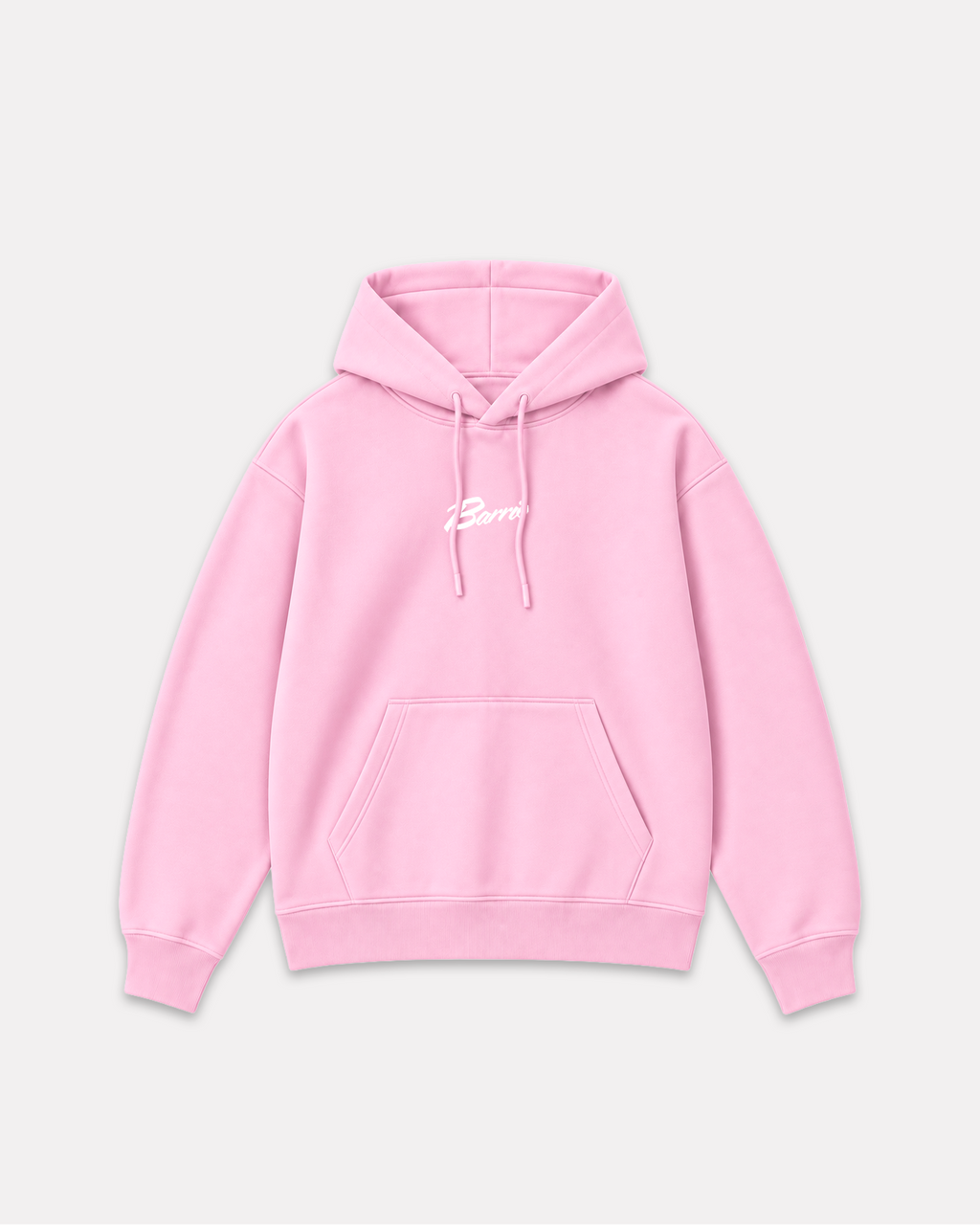 Barrio merch - classic logo hoodie rosa
