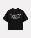 Barrio Studios - Not like us boxy tee nero