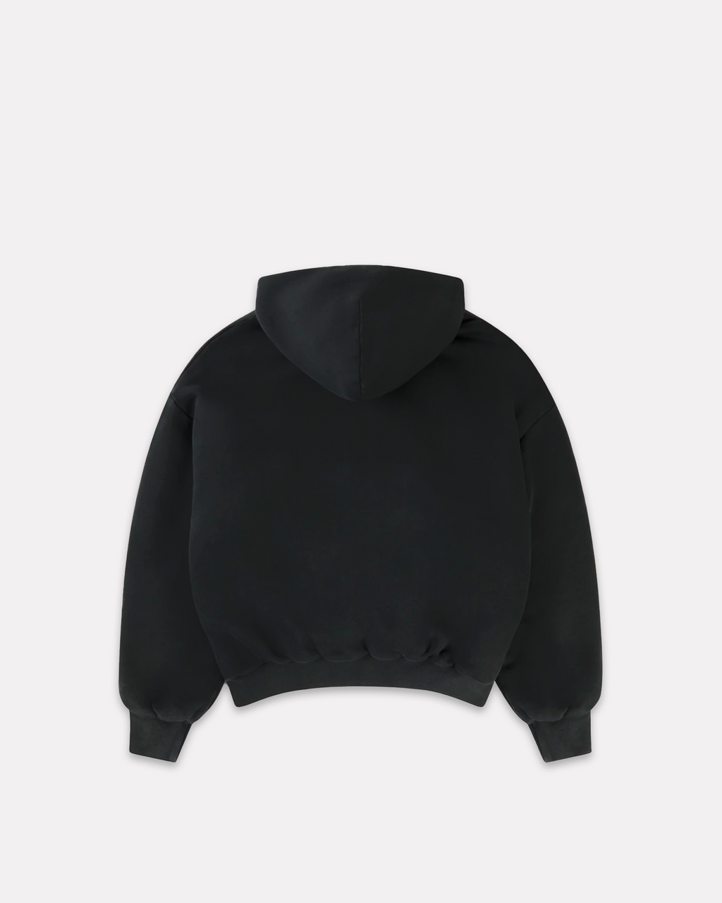 BARRIO STUDIOS - RAINBOW BOXY HOODIE NERA
