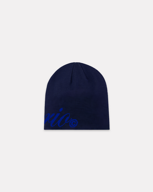 Barrio Studios  - Snow logo beanie blu navy