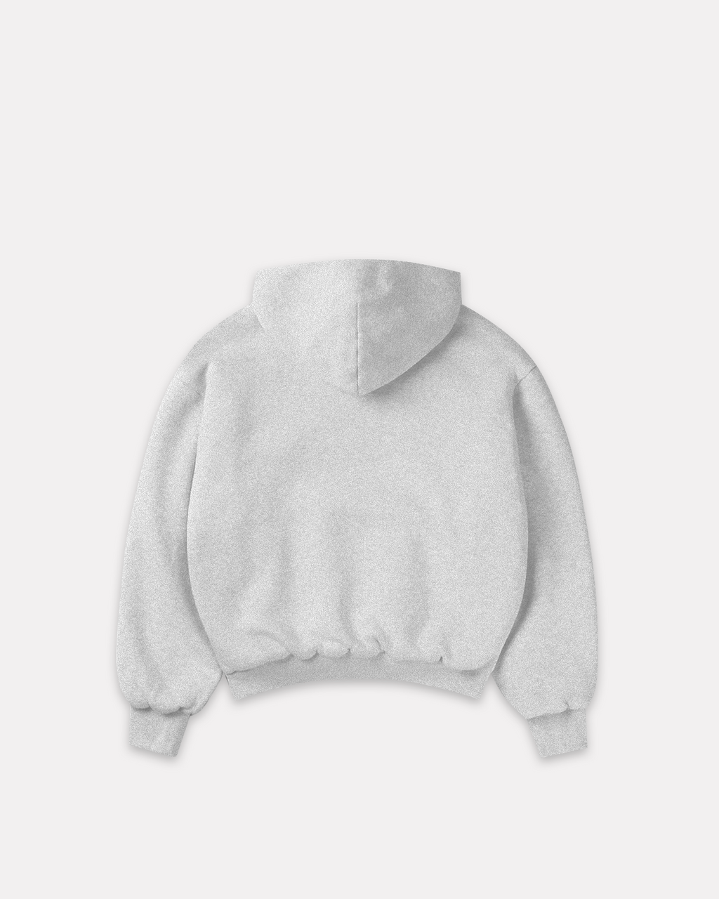BARRIO STUDIOS - BOXY ZIP HOODIE GRIGIO