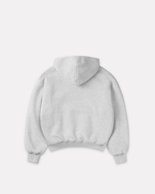 Barrio Studios - Boxy zip hoodie grigio