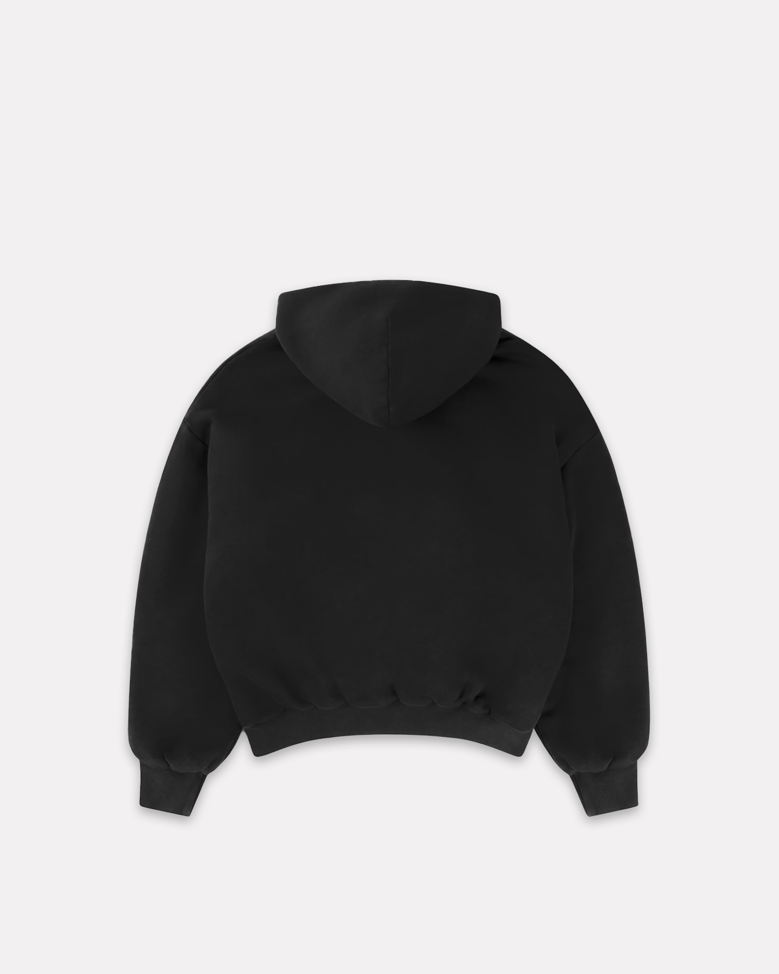 BARRIO STUDIOS - BOXY ZIP HOODIE NERO