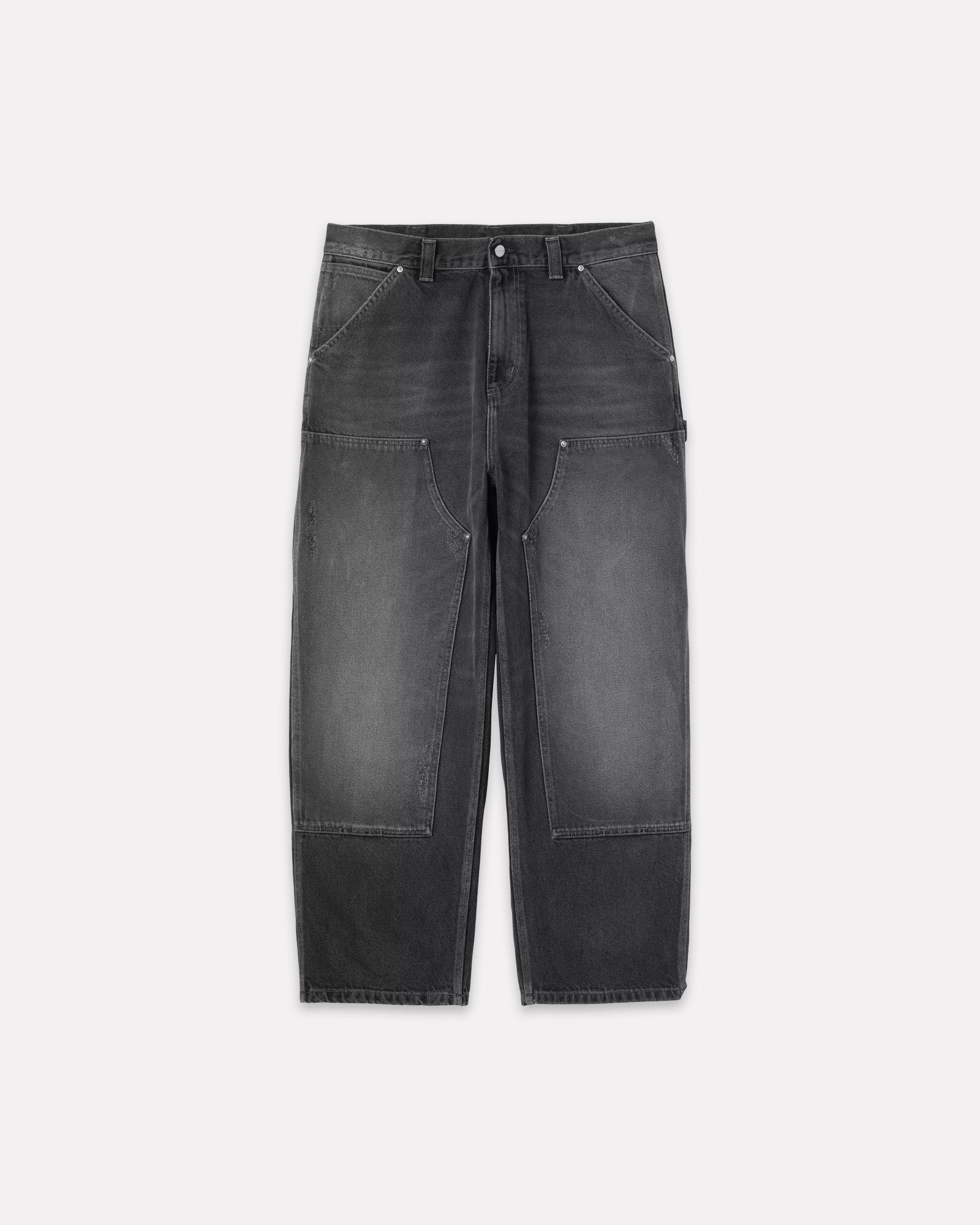 Carhartt Wip - Og double knee pant black grind wash