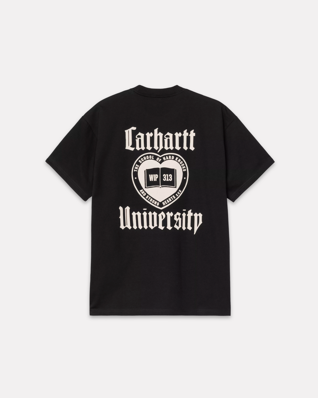 CARHARTT WIP - SCHOOLING TEE BLACK