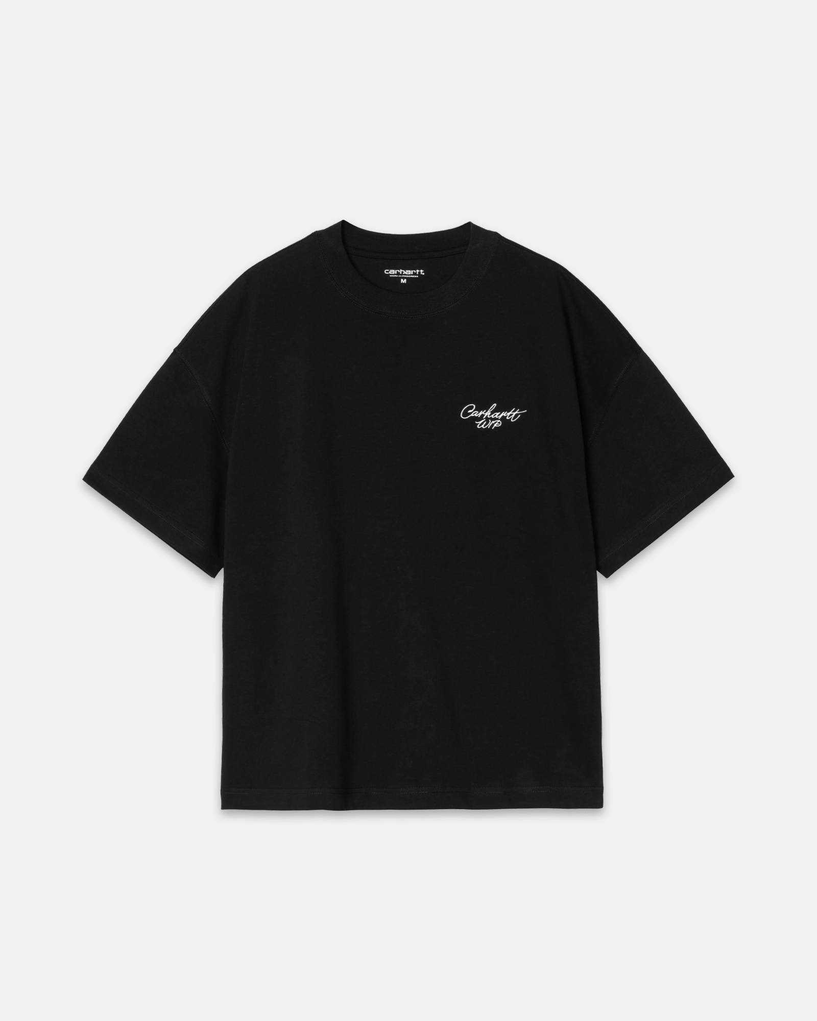 CARHARTT WIP - SIGNATURE SCRIPT TEE BLACK