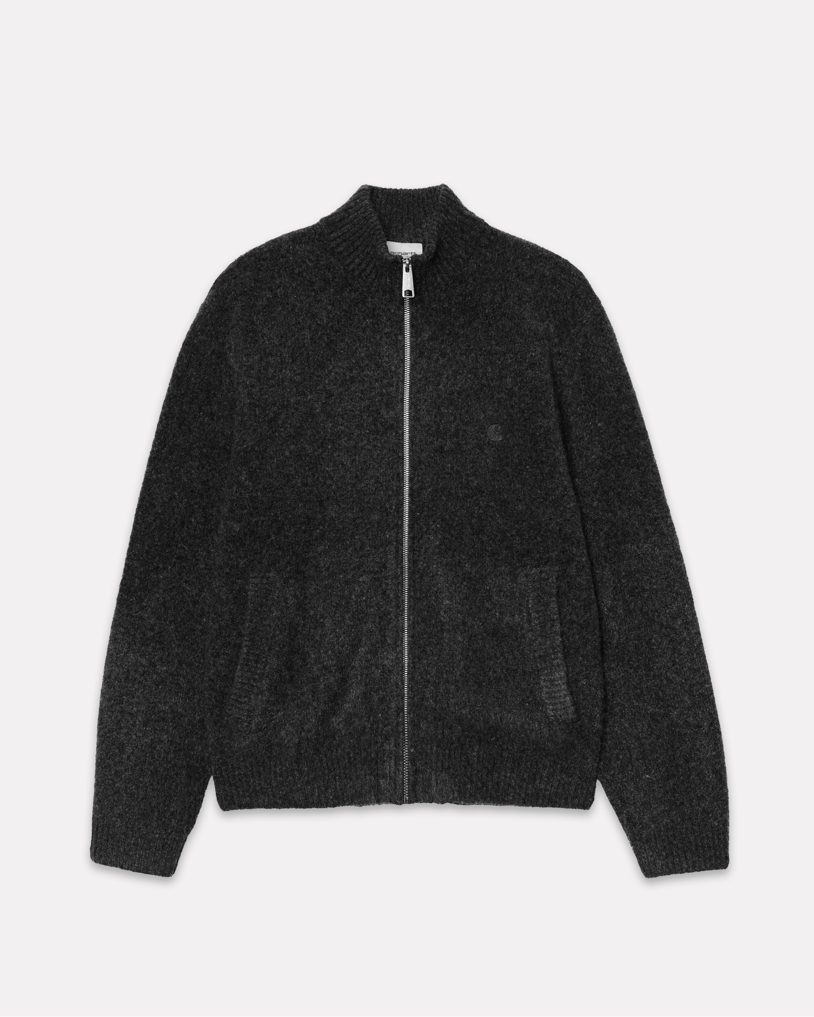 Carhartt Wip - Curtis sweater jacket knit tangled black