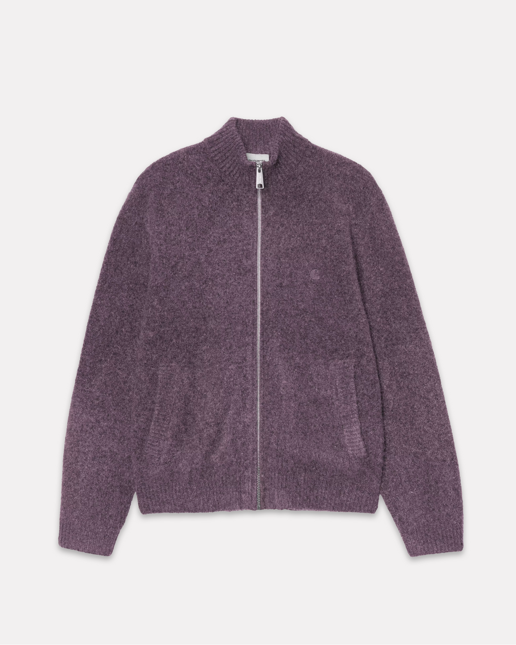 Carhartt Wip - Curtis sweater jacket knit tangled shady purple