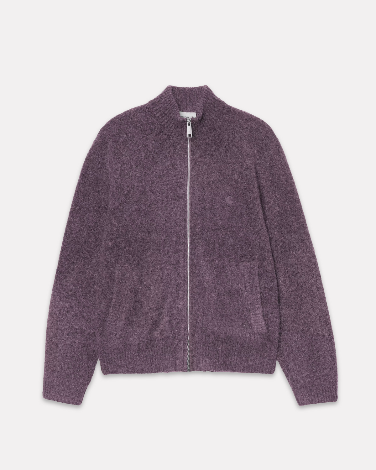 Carhartt Wip - Curtis sweater jacket knit tangled shady purple