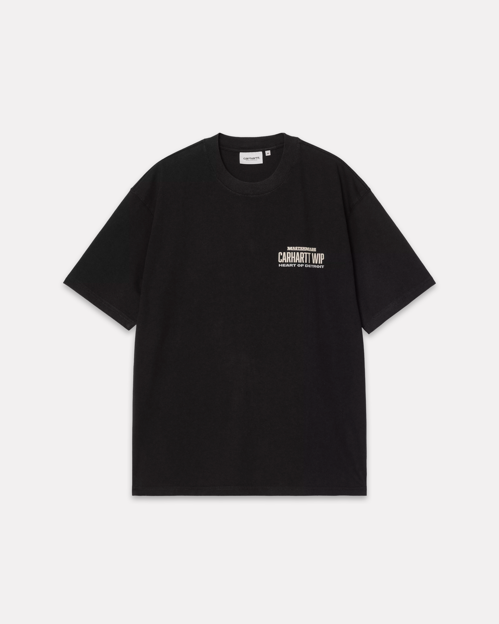 CARHARTT WIP - ARCAN TEE BLACK STONE WASHED