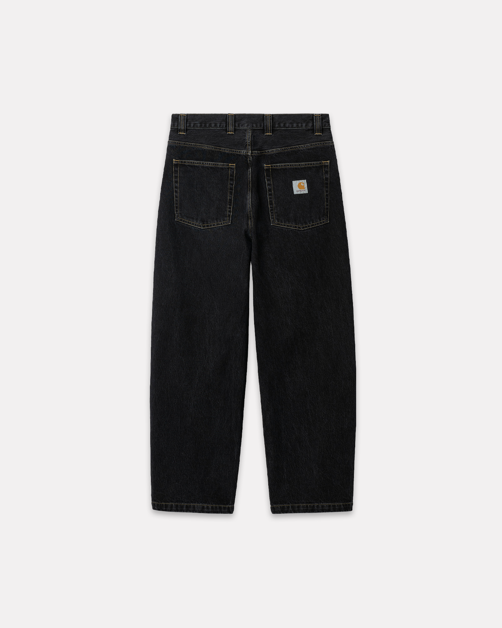 CARHARTT WIP - BRANDON DENIM PANTS BLACK STONE WASHED