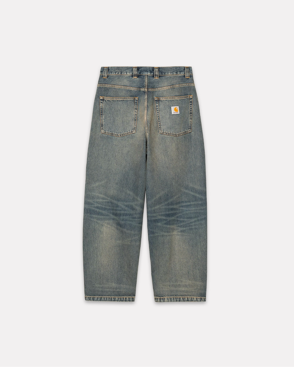 Carhartt Wip - Brandon Pant blue worn used wash