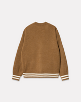 CARHARTT WIP - DUCKS CARDIGAN BROWN