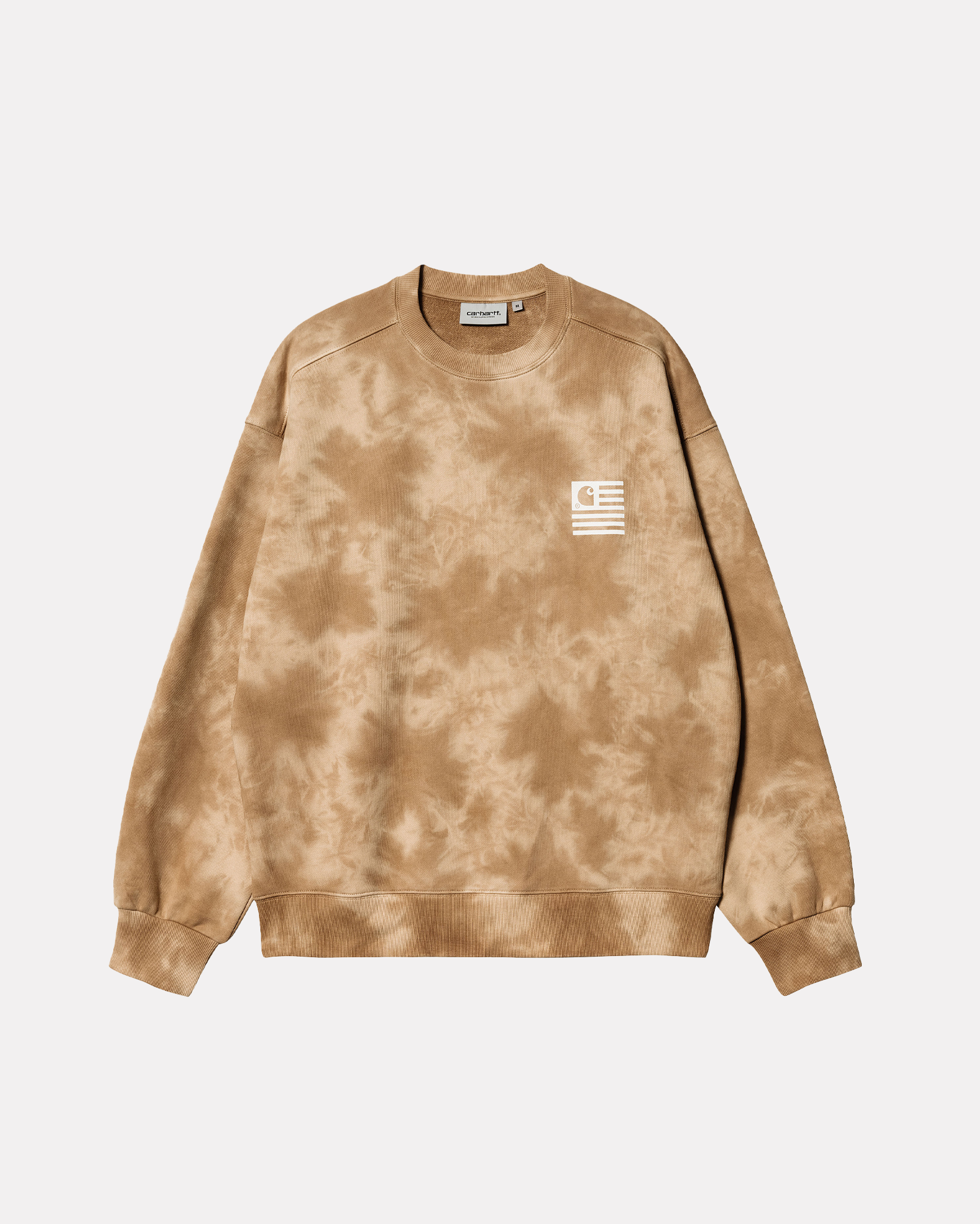 CARHARTT WIP - CHROMO SWEAT BROWN / WHITE