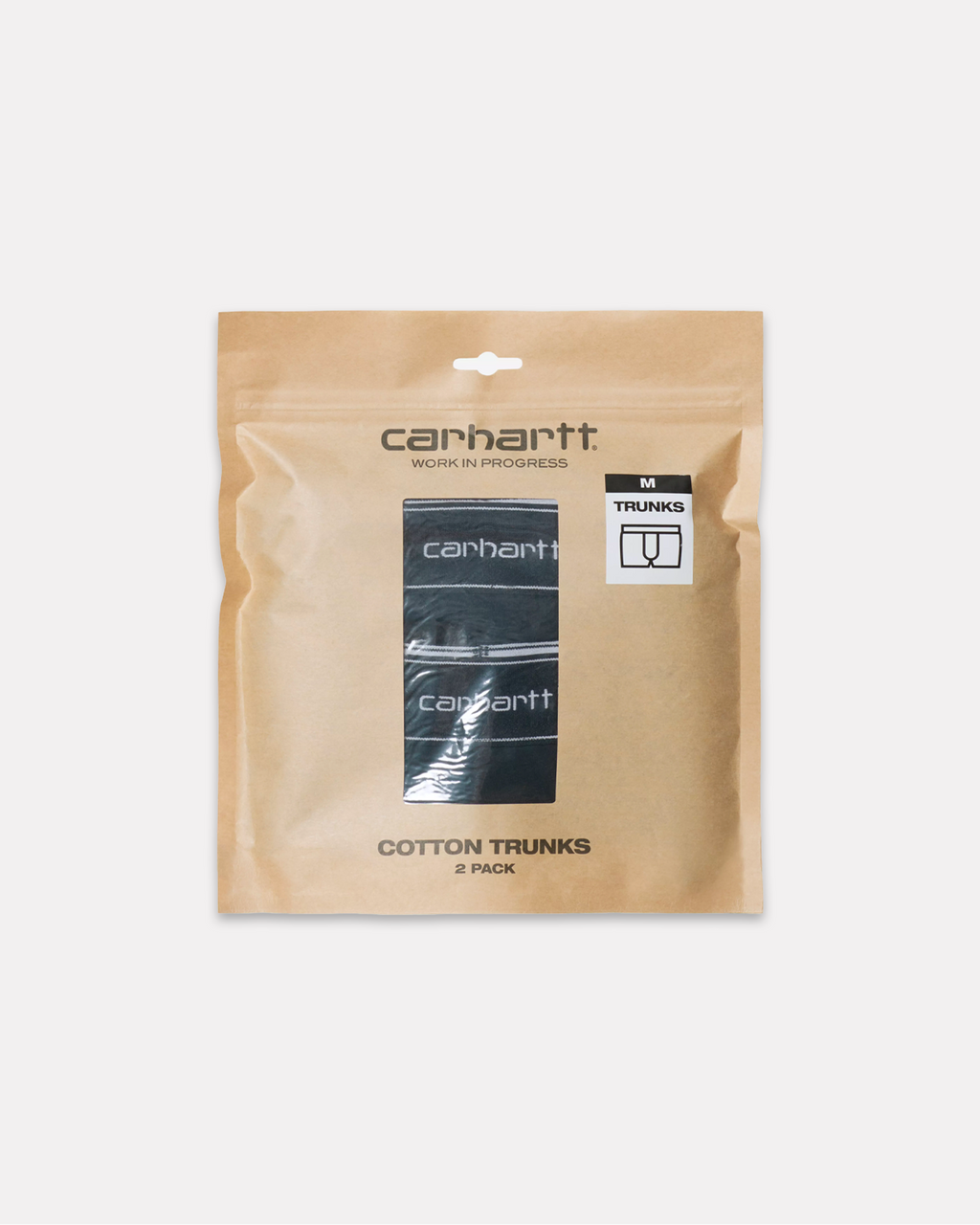 Carhartt Wip - Cotton trunks 2 pack black