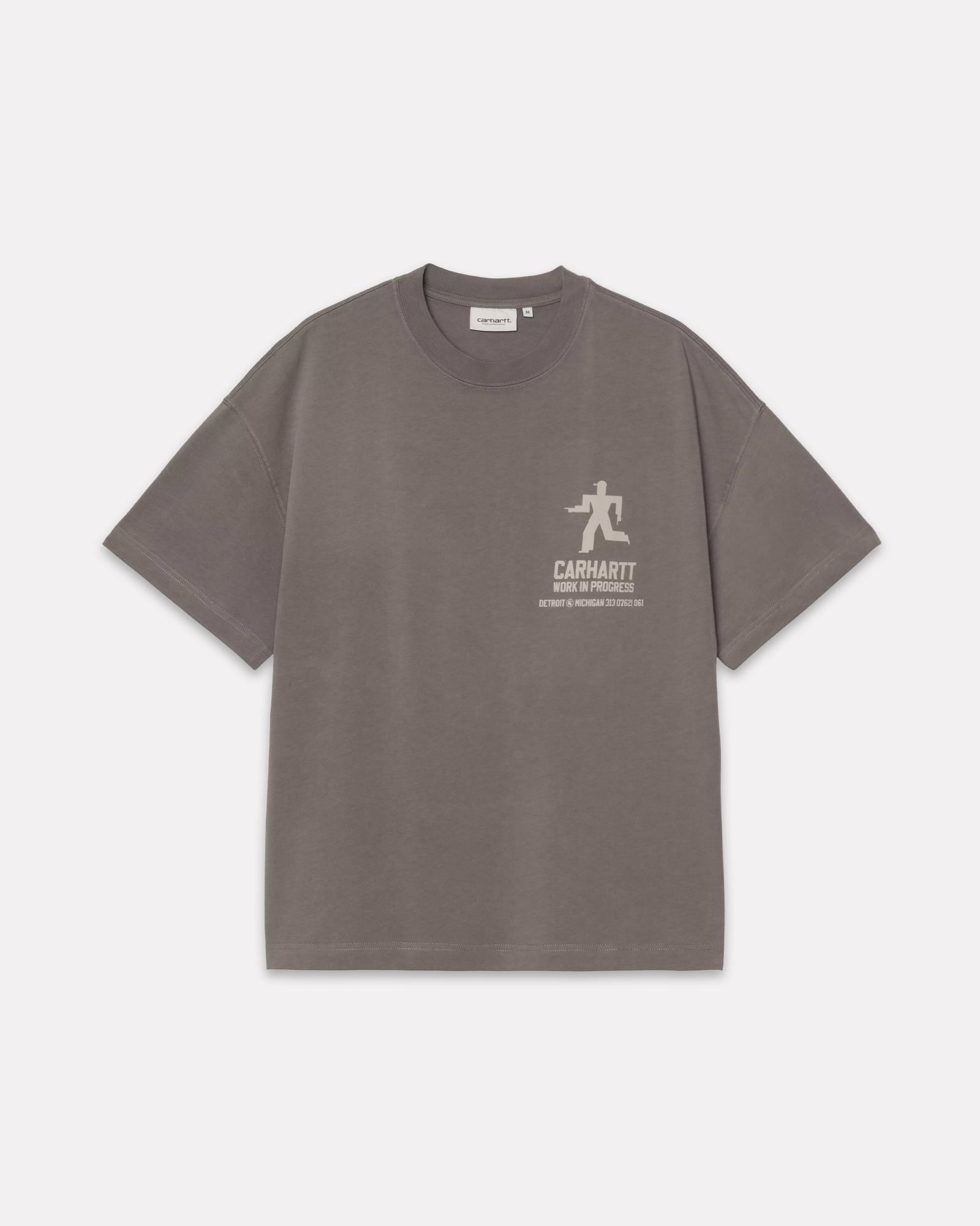 CARHARTT WIP - DISTANCE TEE GRAPHITE