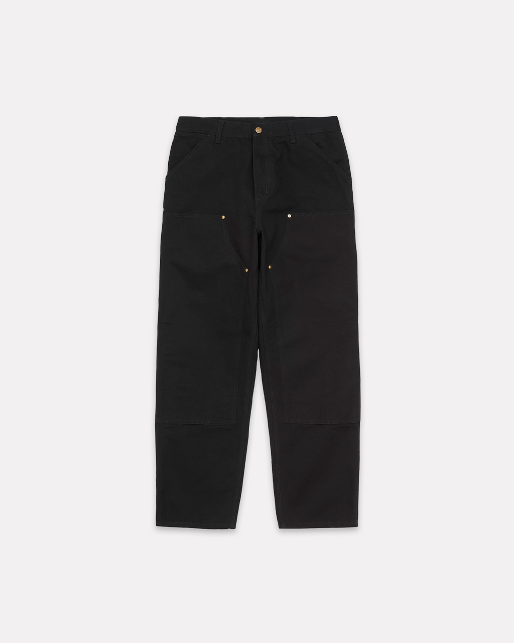Carhartt Wip - Double knee black rinsed