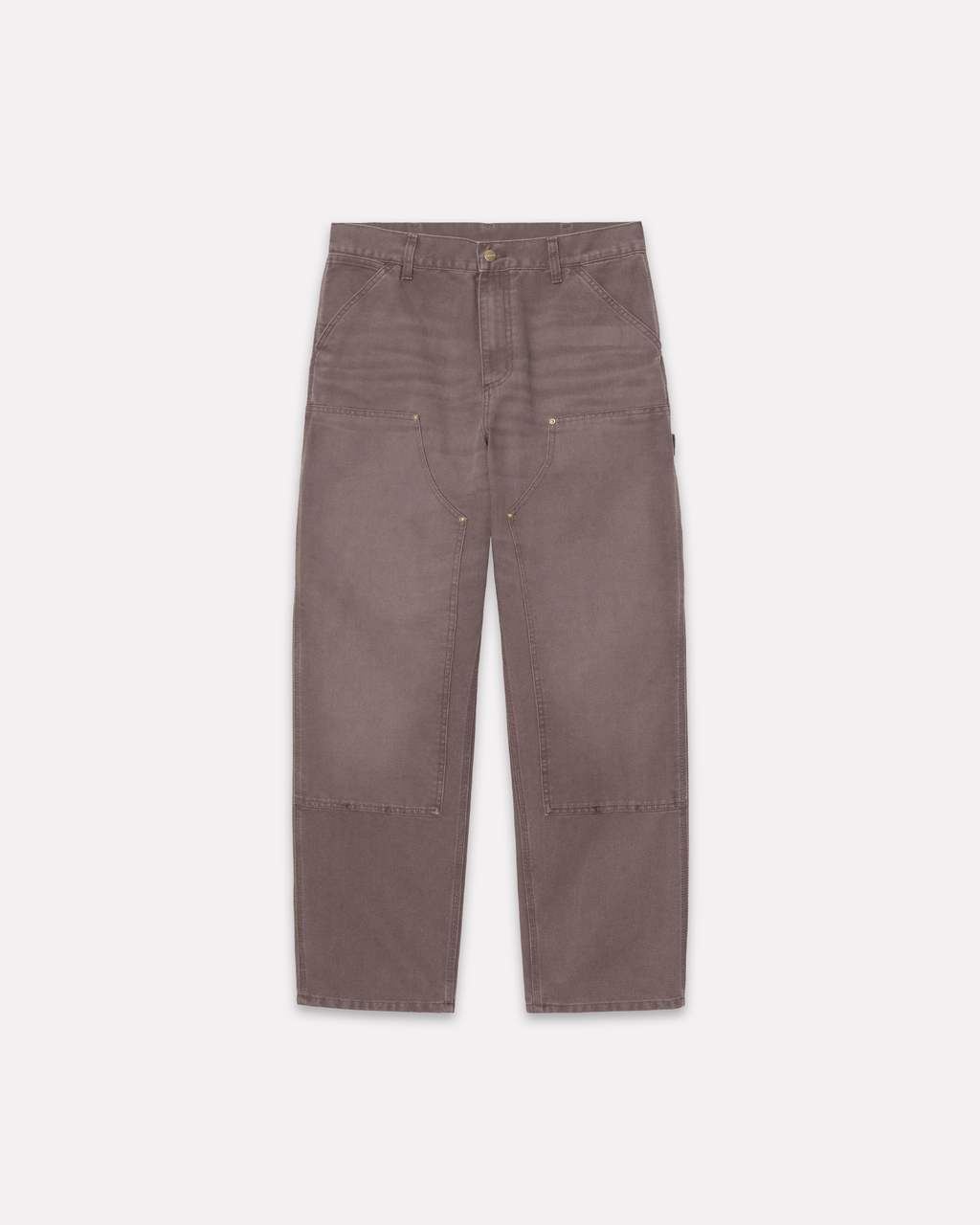 Carhartt Wip - Double knee shale stone canvas