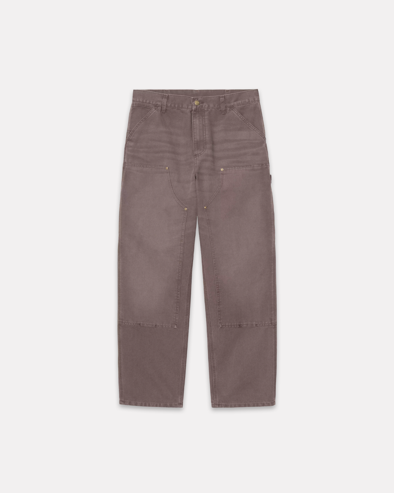 Carhartt Wip - Double knee shale stone canvas