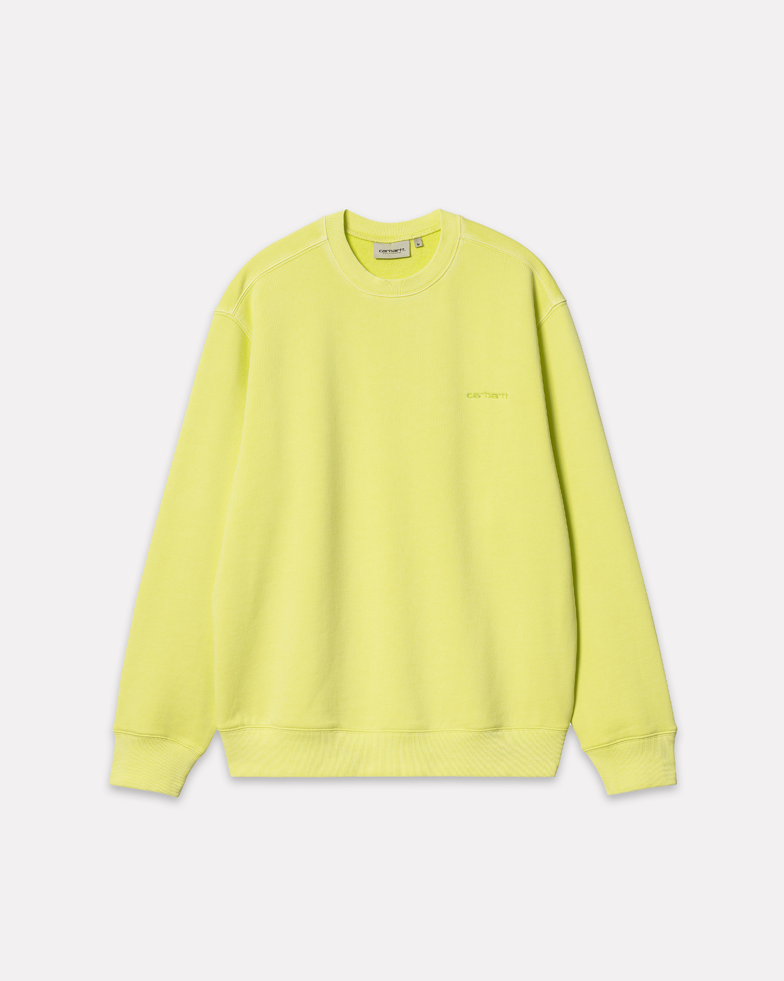 Carhartt Wip - Duster script sweat arctic lime