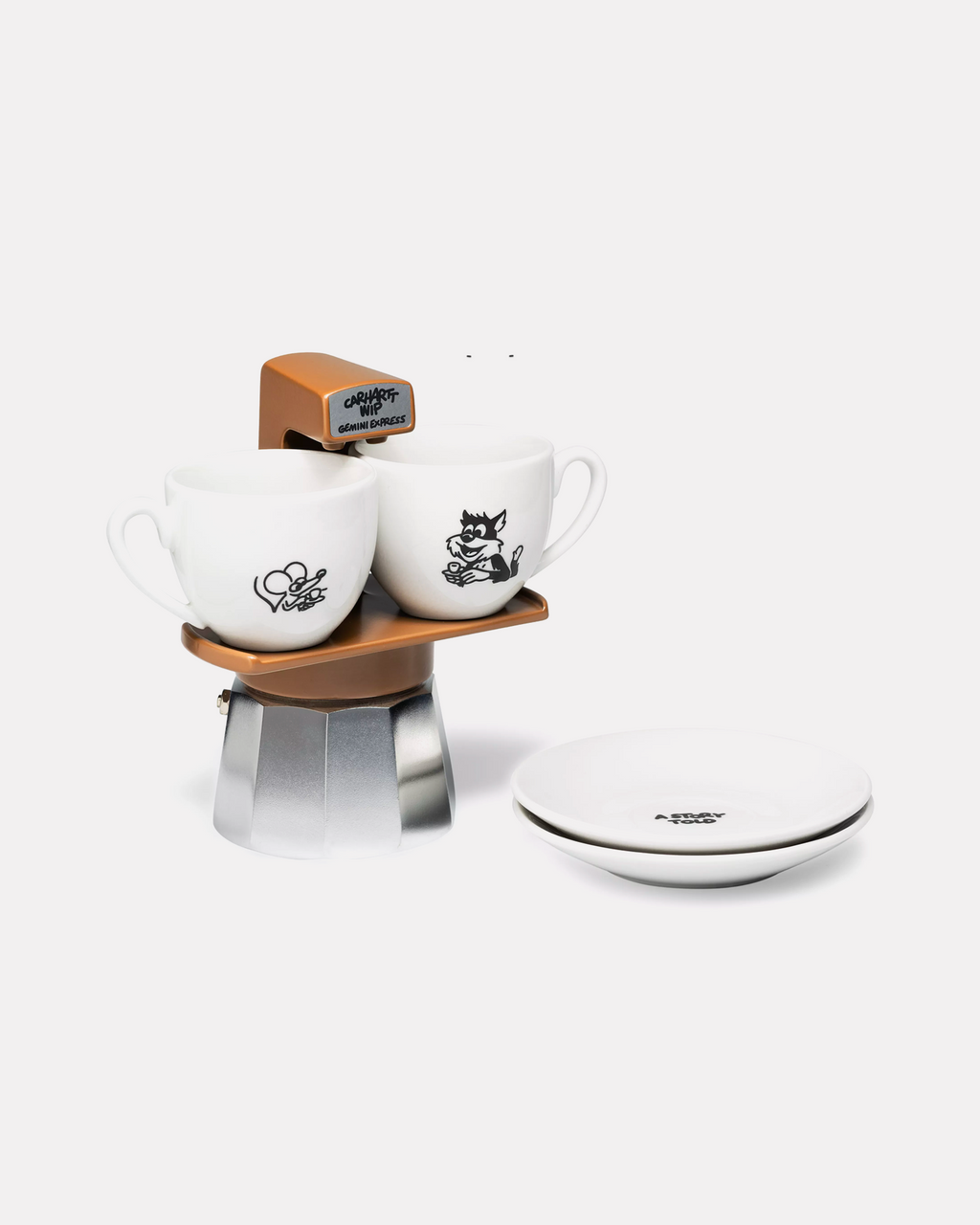 Carhartt Wip x Gemini Express - Coffee break espresso maker brown