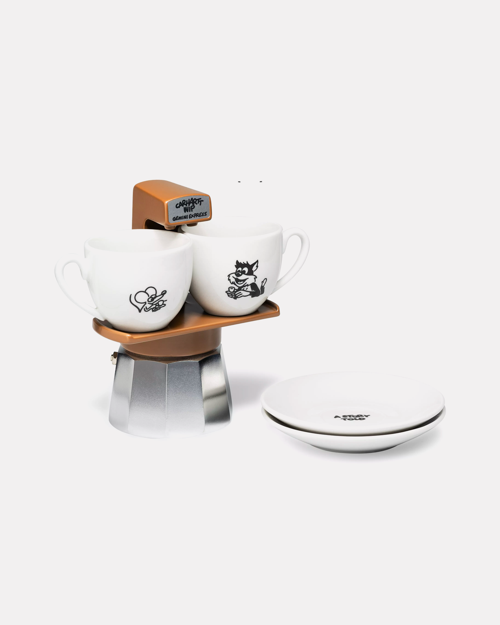 Carhartt Wip x Gemini Express - Coffee break espresso maker brown