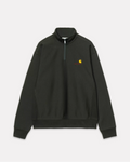 Carhartt Wip - Half Zip american script sweatshirt raven