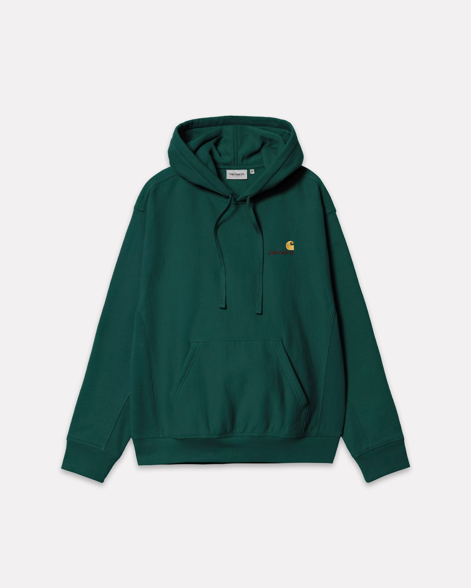 CARHARTT WIP - HOODED AMERICAN SCRIPT SWEATSHIRT DARK FIR