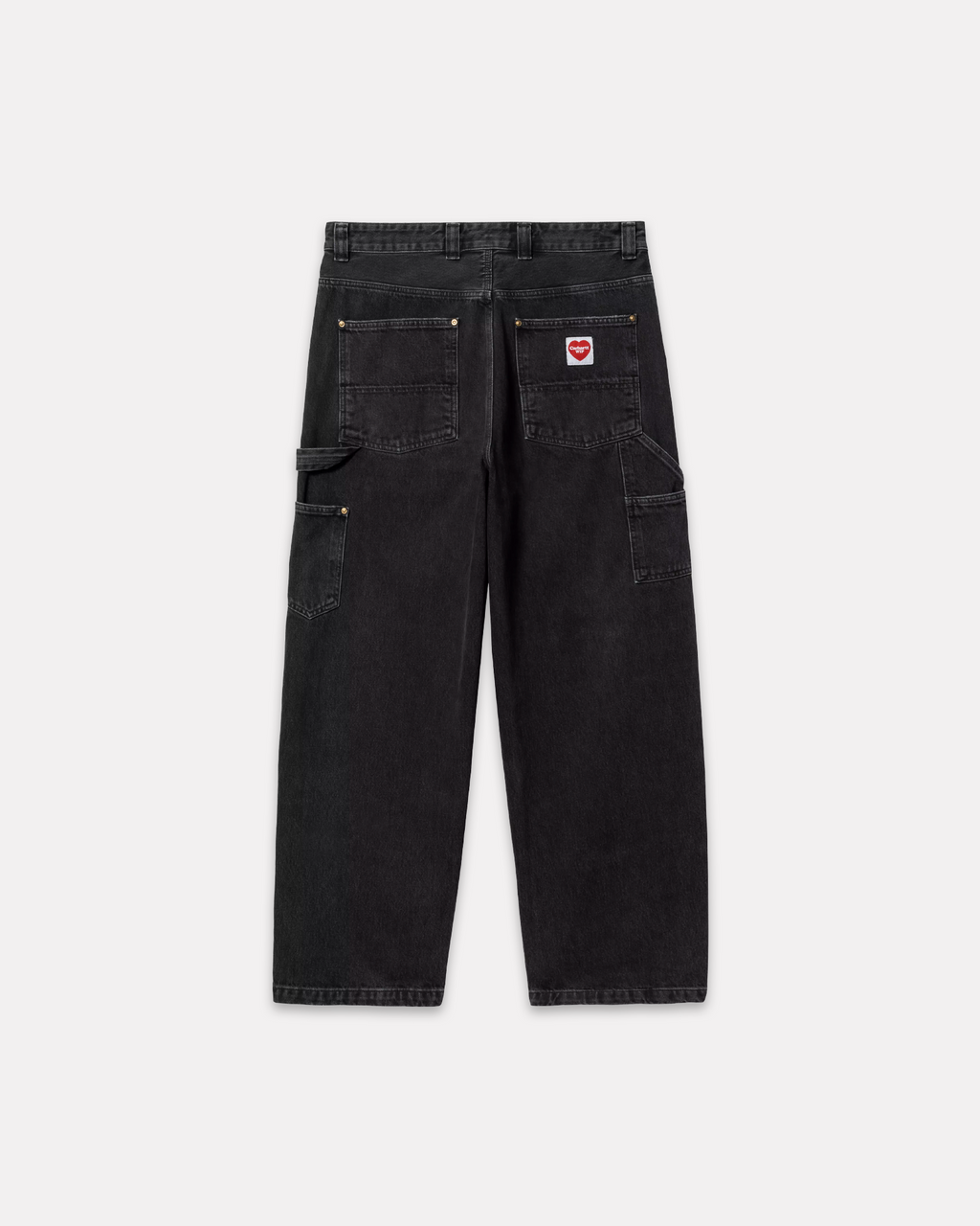 CARHARTT WIP - NASH DOUBLE KNEE PANTS BLACK STONE WASHED