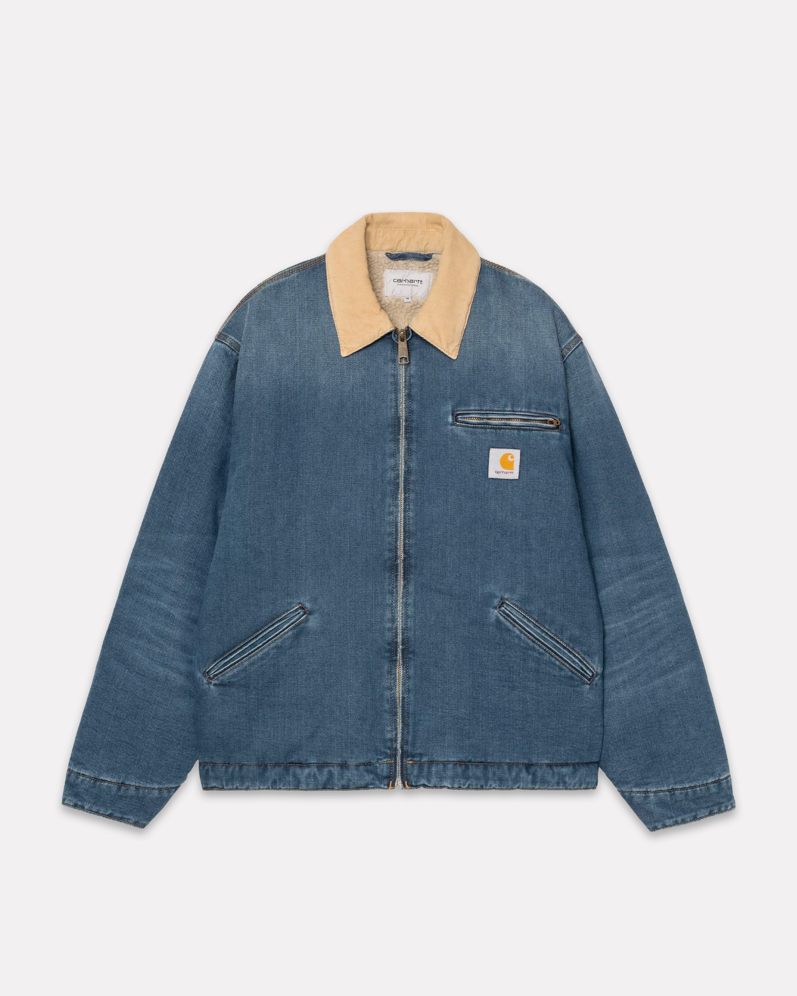 CARHARTT WIP - OG DETROIT JACKET BLUE / DUSTY BROWN