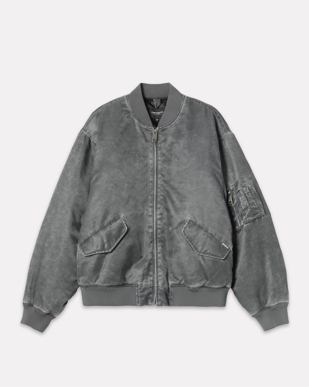 Carhartt Wip - Orman Bomber raven heavy enzyme wash