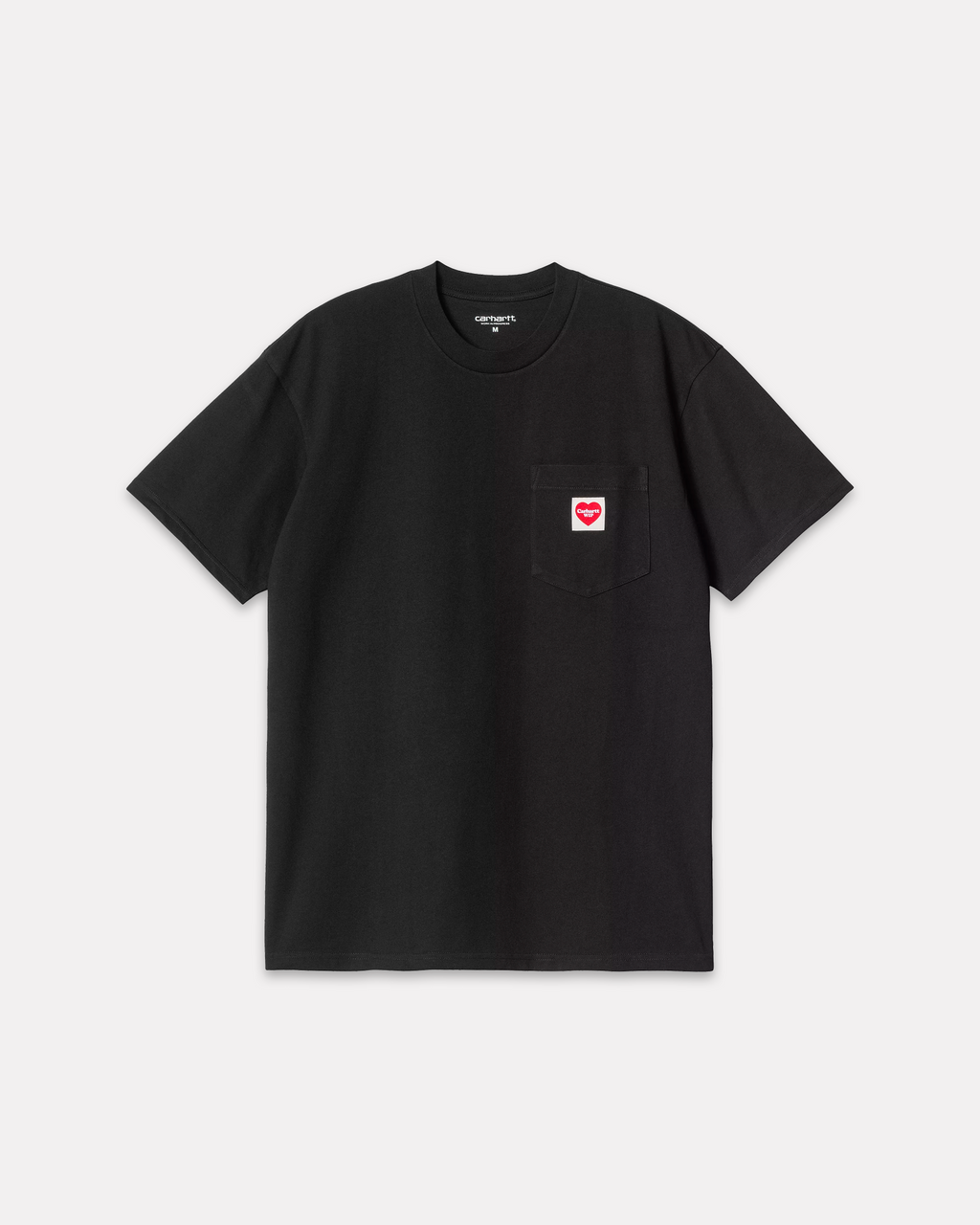 CARHARTT WIP - POCKET HEART TEE BLACK