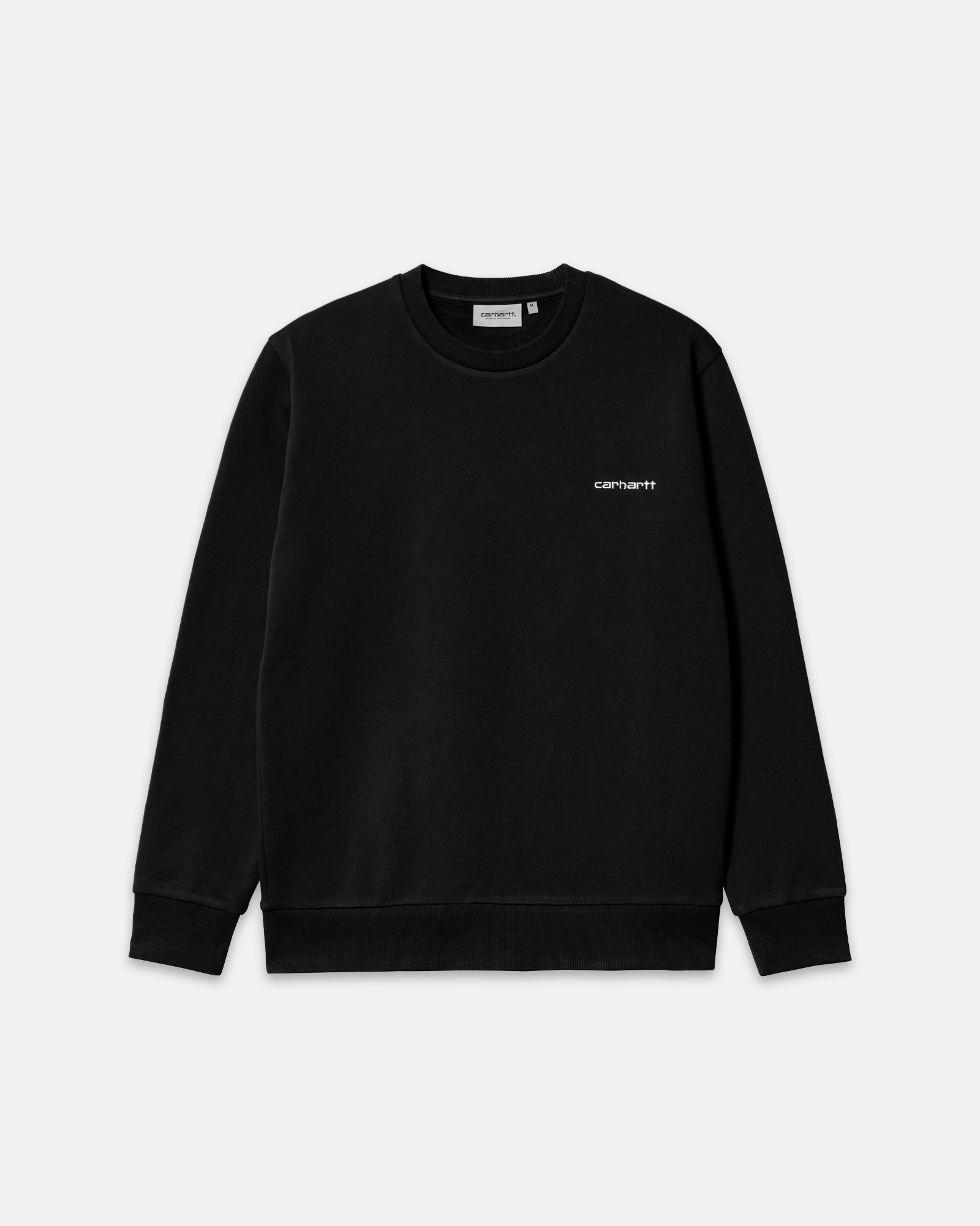 Carhartt Wip - Script embroidery sweatshirt black