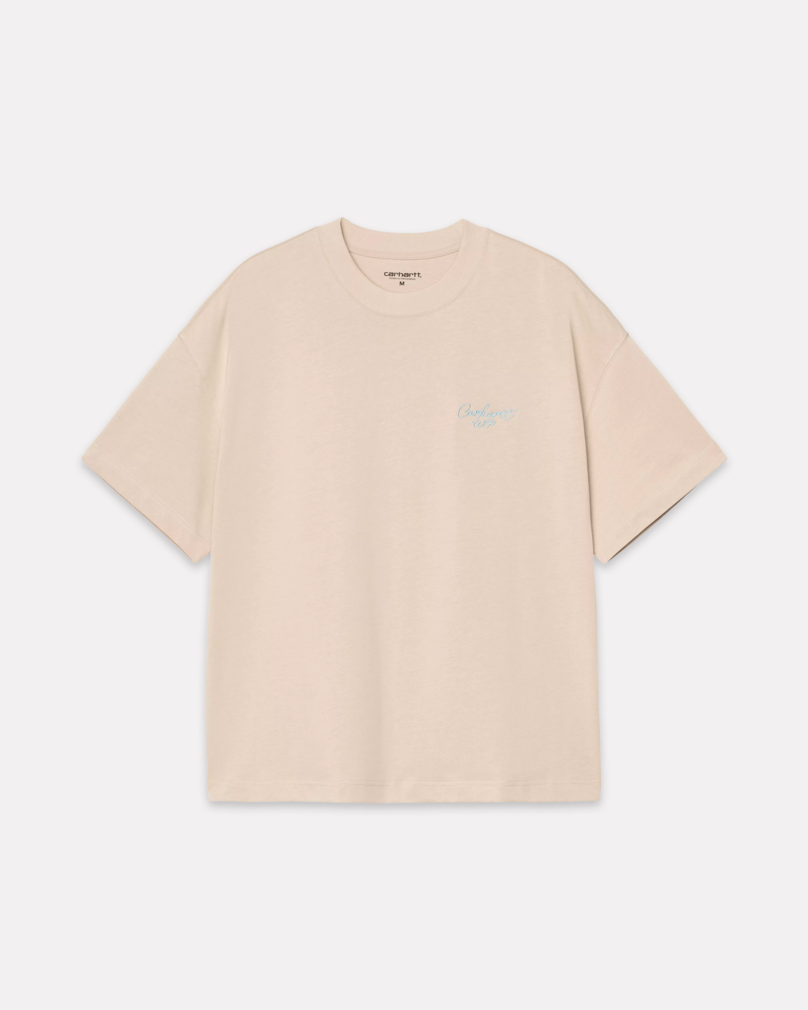 CARHARTT WIP - SIGNATURE SCRIPT TEE FLEUR DE SEL