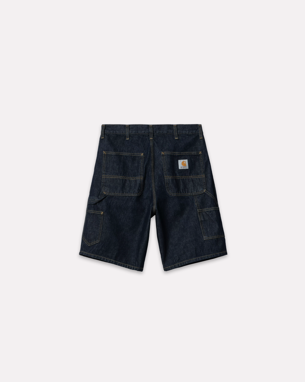 Carhartt Wip - Single knee short blue rinsed