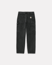 CARHARTT WIP - SINGLE KNEE DENIM PANTS NERO