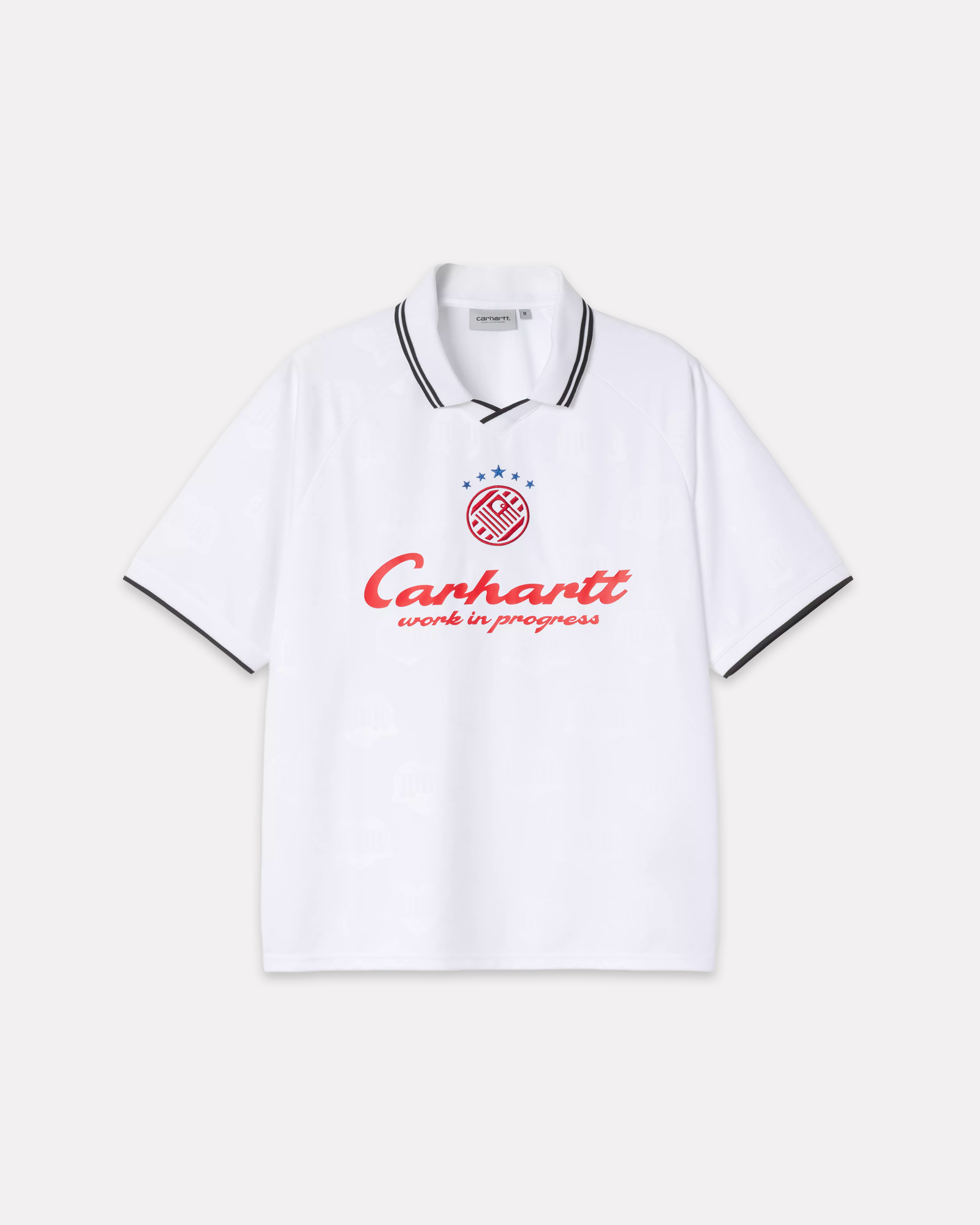 Carhartt Wip - Terrace football jersey tee white