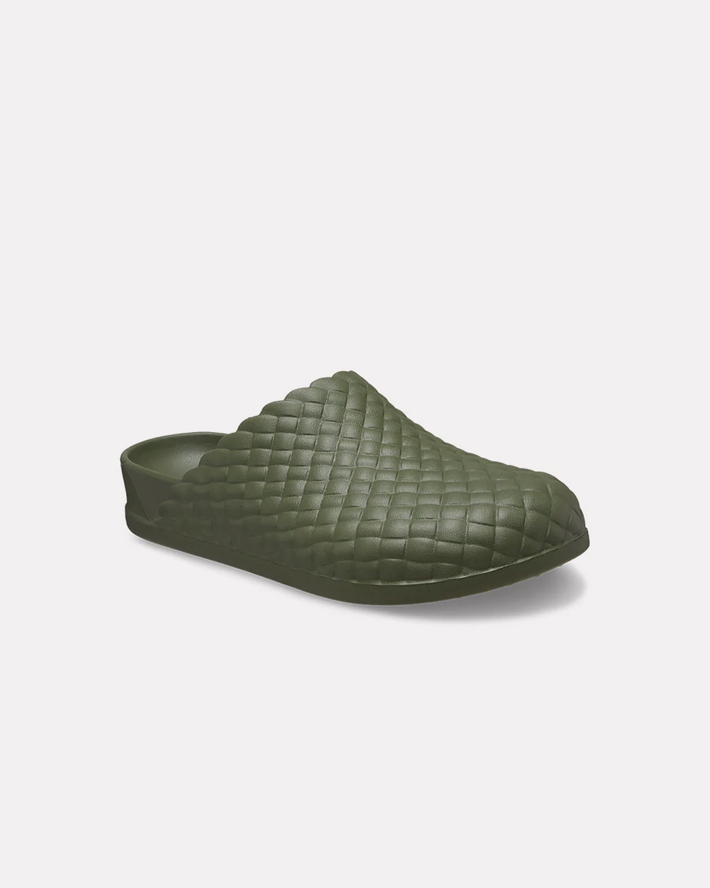 CROCS - DYLAN WOVEN TEXTURE CLOG ARMY GREEN