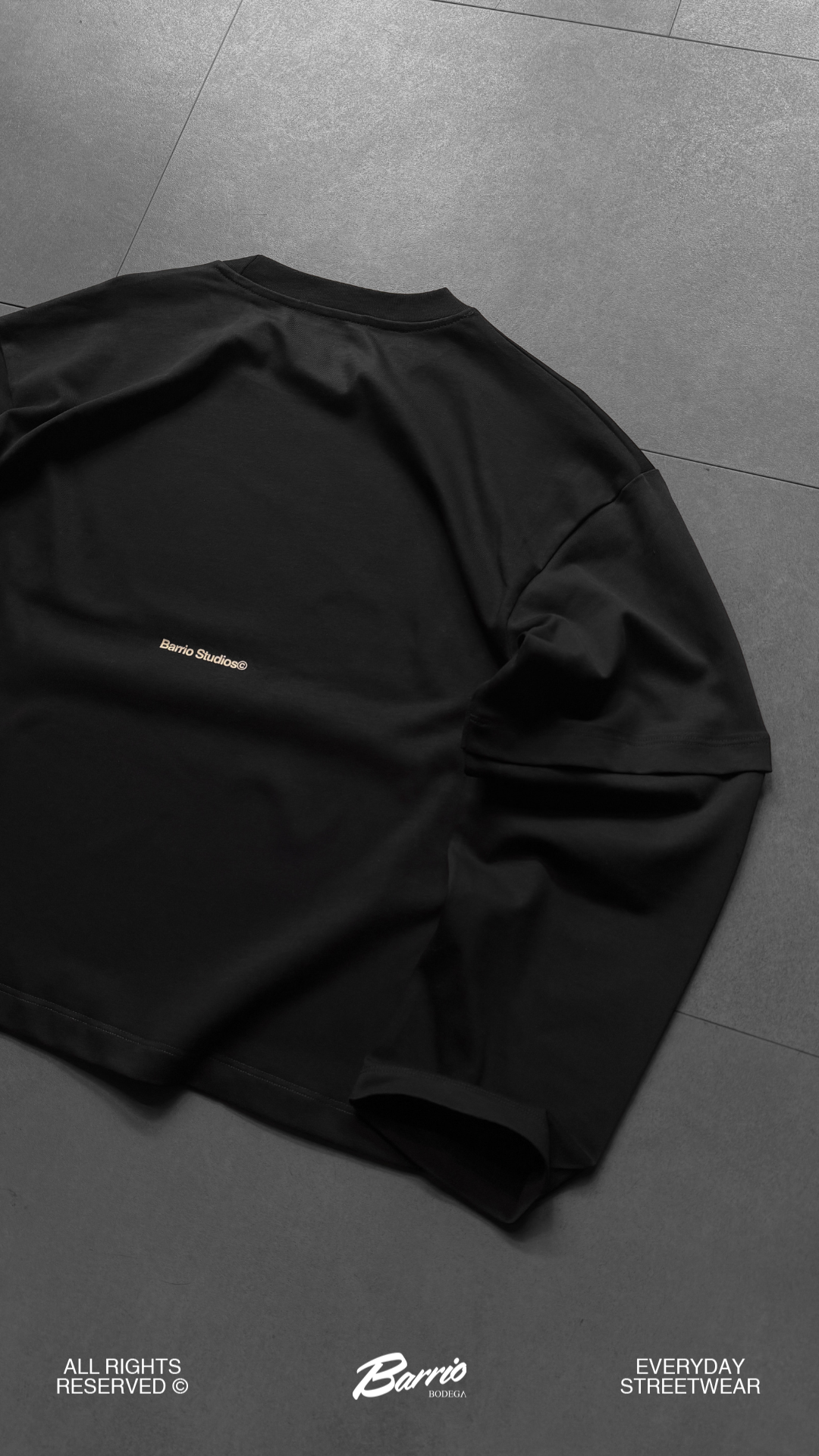 Barrio Studios - Property longsleeve tee nero