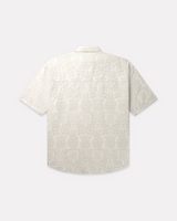 DAILY PAPER - ZURI MACRAME JACQUARD S/S SHIRT MOONSTRUCK BEIGE