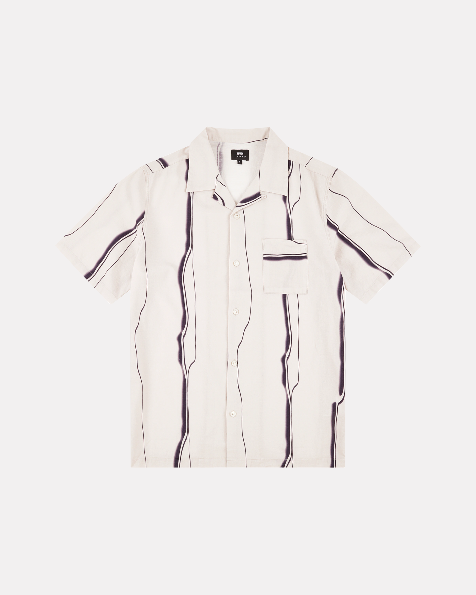 EDWIN - MERCURY STRIPES SHIRT WHISPER WHITE