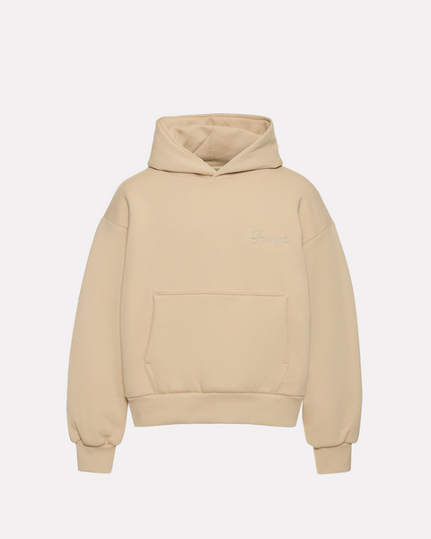 GARMENT - DOUBLE LAYER HOODIE SAND