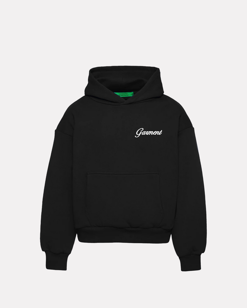 GARMENT - IF YOU KNOW YOU KNOW EMBRO HOODIE CHAOS BLACK