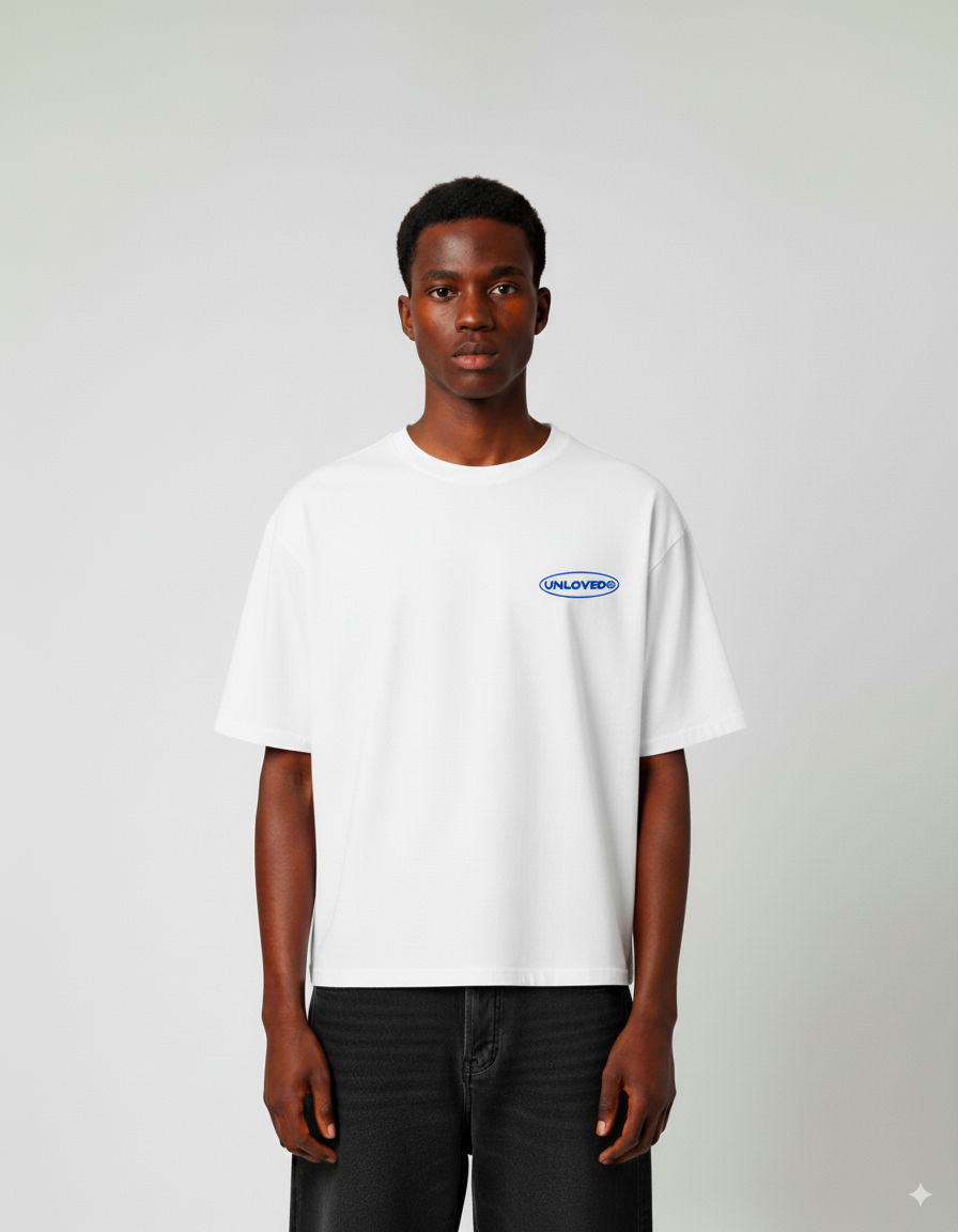 Unloved - Therapist boxy tee bianca