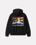 Huf - Digital domain hoodie black