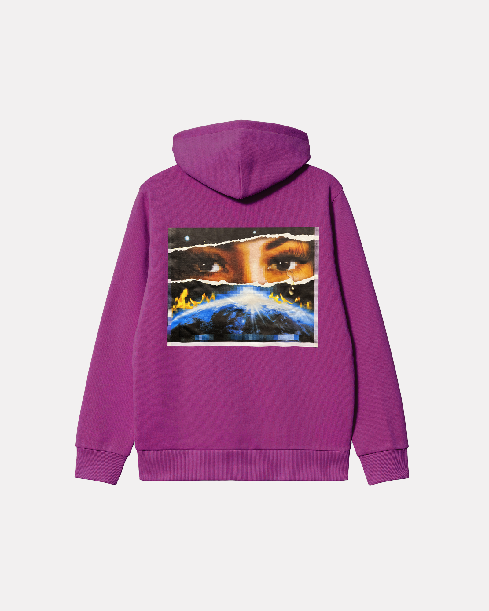 Huf - Digital domain hoodie black