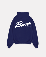 BARRIO STUDIOS - CLASSIC LOGO HOODIE BLU NAVY