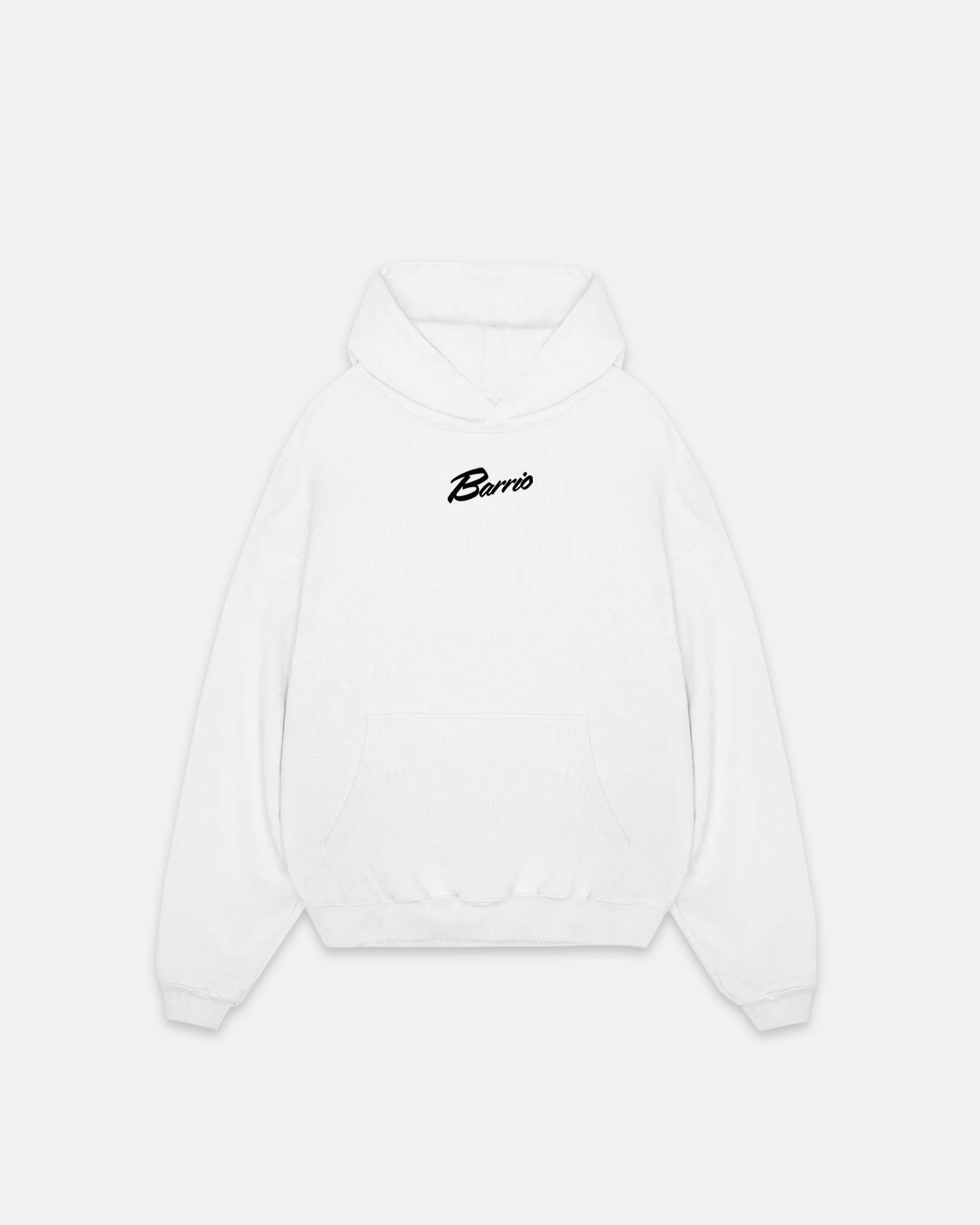BARRIO STUDIOS - CLASSIC LOGO HOODIE BIANCA