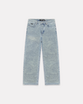 Iuter - Baggy denim pants blue acid